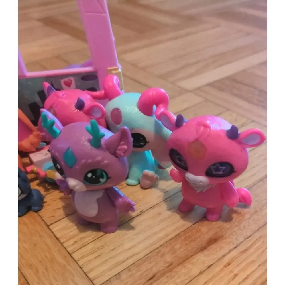 Littlest Pet Shop Magic Mixies Care Bare Tiko Belle Mozzarella Firgures Toy Lot